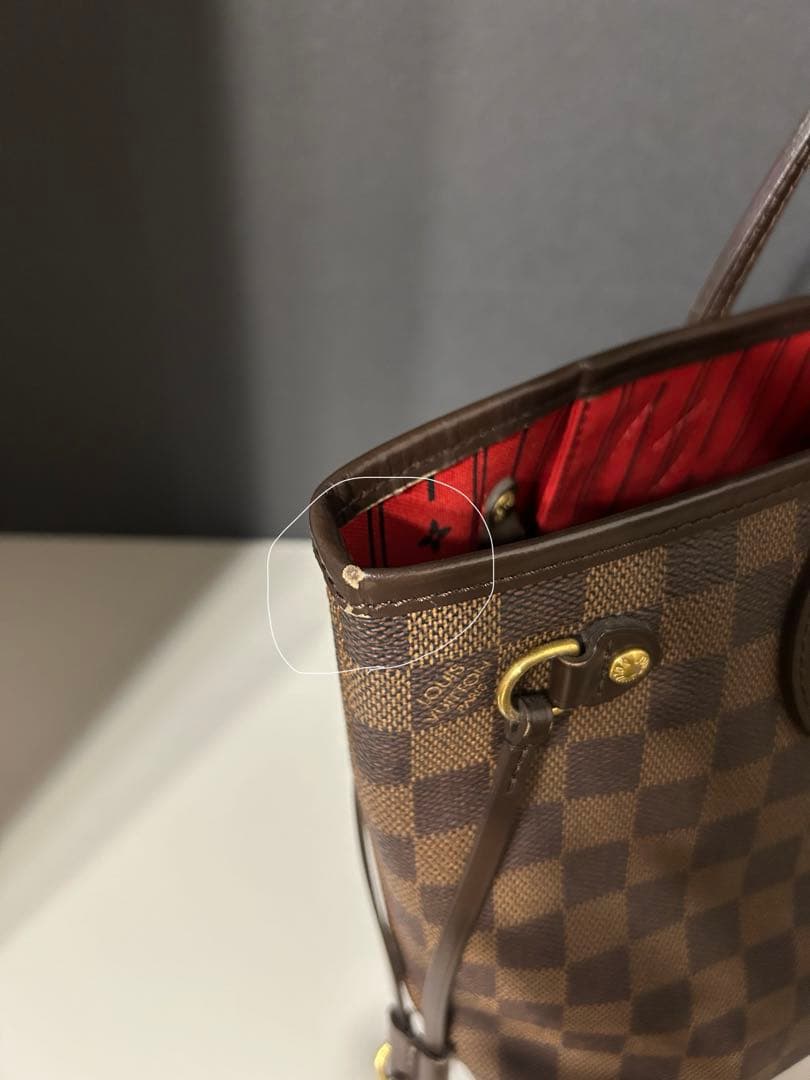 【最終値下げ】ルイヴィトン レディース 肩掛け ダミエ ネヴァーフルPM