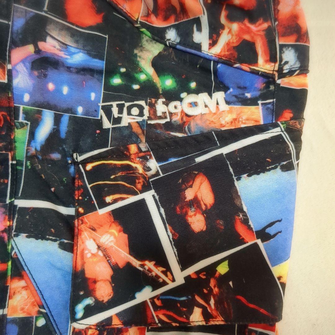 3178【美品】ボルコム スノボウェア パンツ 写真風プリント Lサイズ