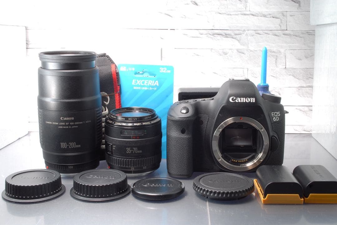 Canon EOS 6D ダブルズームキット 望遠レンズ スマホ転送OK 美品♡