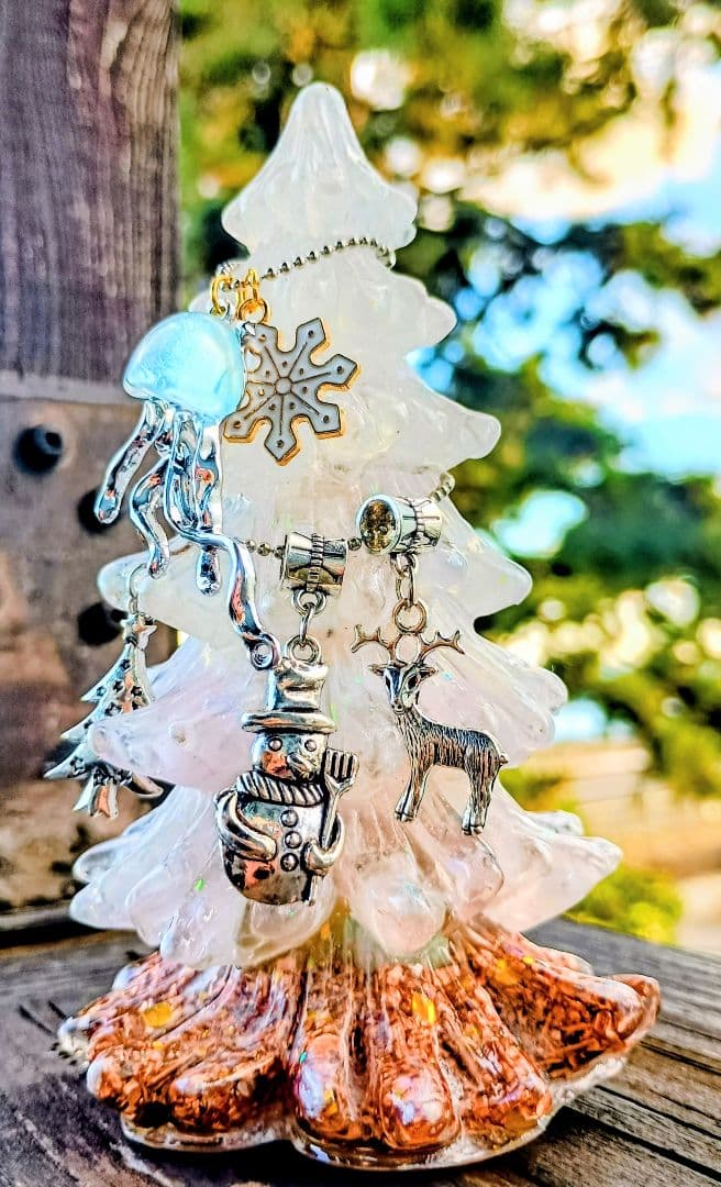 WHITE⭐️Xmasツリー⭐️オルゴナイト❤きらっとさま♥専用