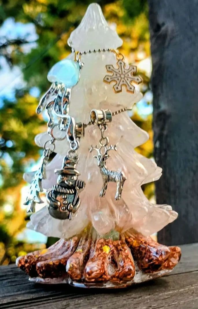 WHITE⭐️Xmasツリー⭐️オルゴナイト❤きらっとさま♥専用