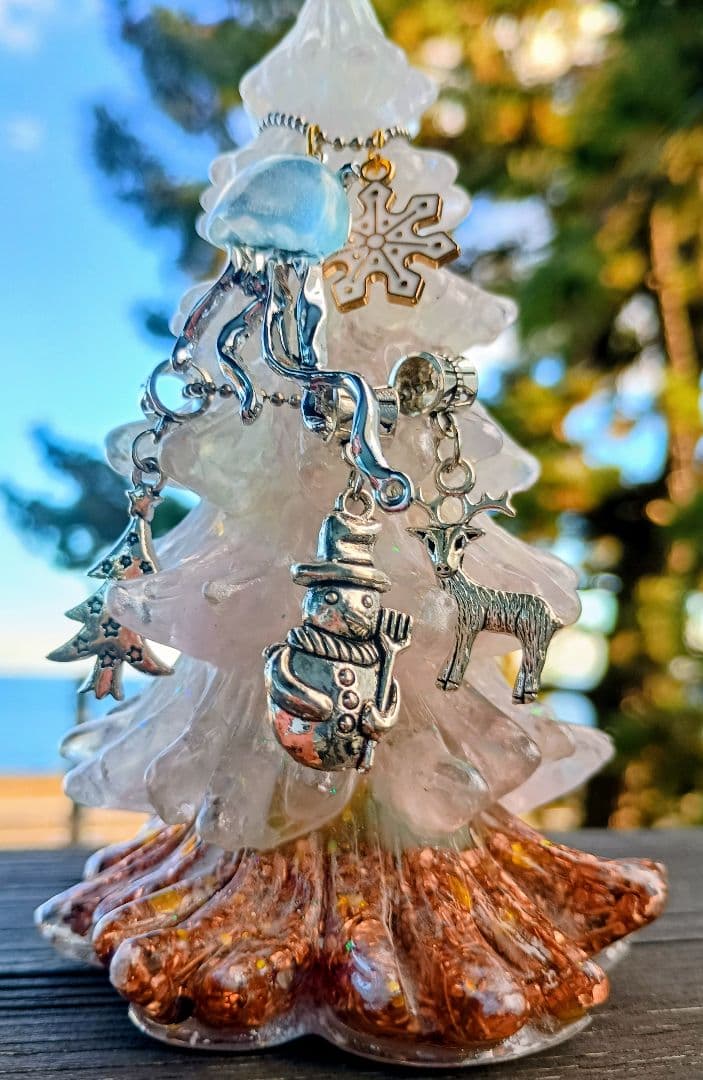 WHITE⭐️Xmasツリー⭐️オルゴナイト❤きらっとさま♥専用