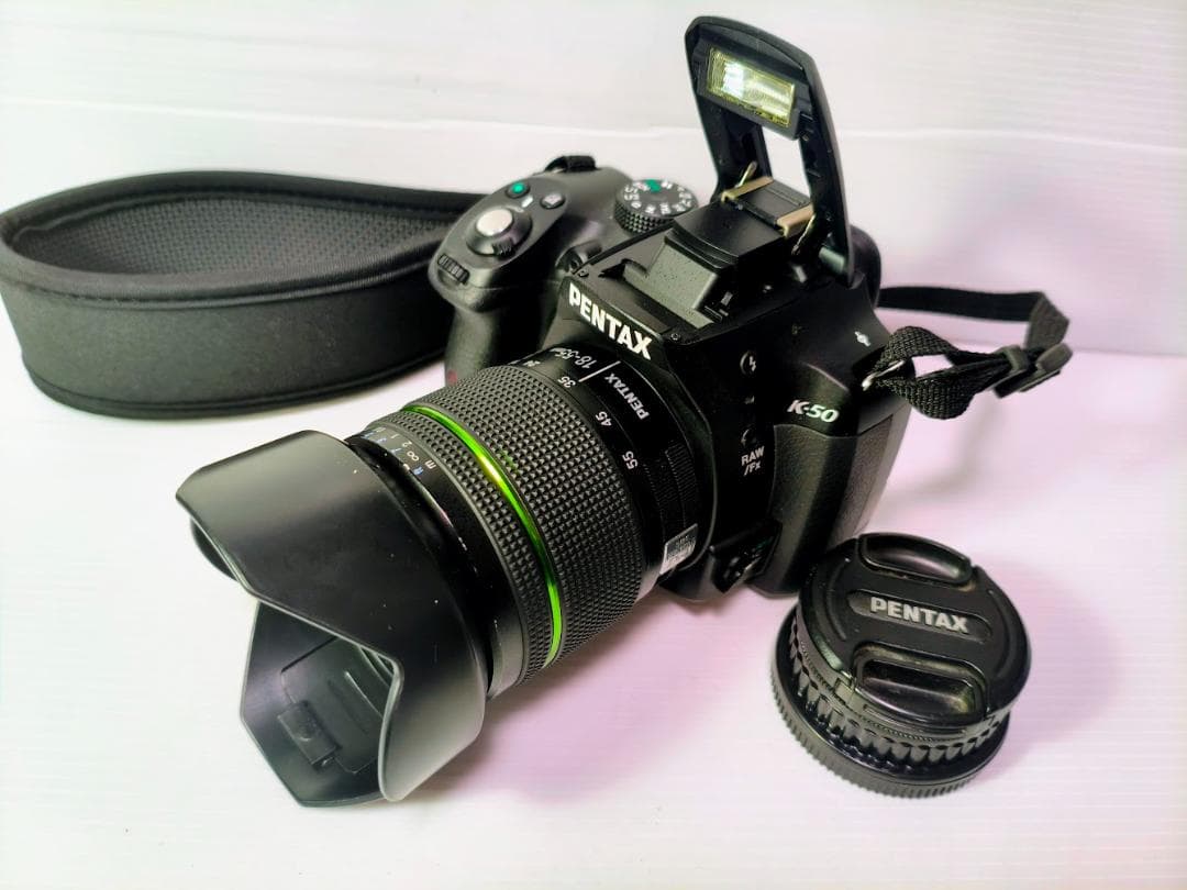 【メタル】PENTAX K-50 ブラック＋WRレンズ