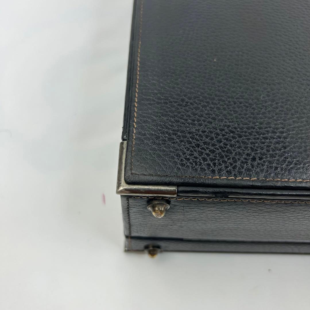 【美品】ダンヒル　アタッシュケース　ダレスバッグ　ダイヤルロック　オールレザー