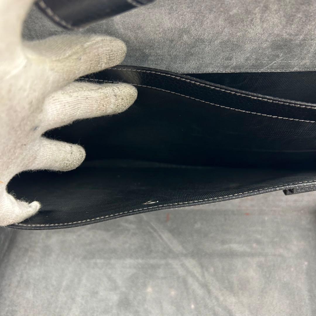 【美品】ダンヒル　アタッシュケース　ダレスバッグ　ダイヤルロック　オールレザー