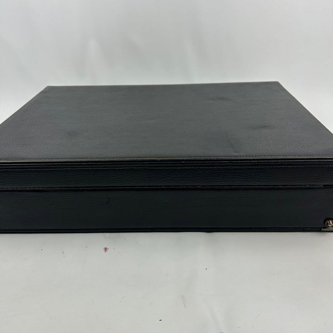 【美品】ダンヒル　アタッシュケース　ダレスバッグ　ダイヤルロック　オールレザー