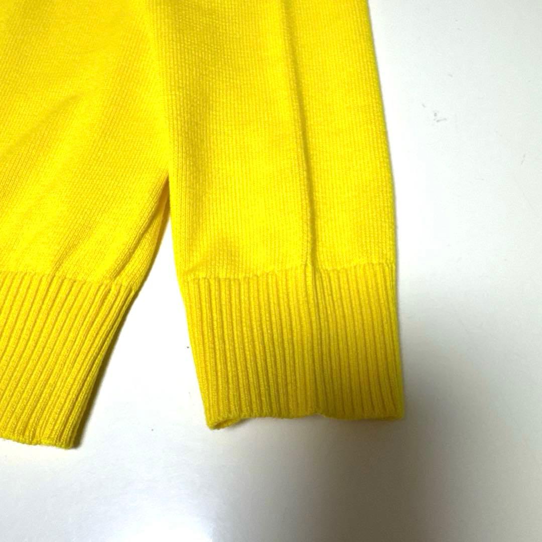 再お値下げ★St ANDREWSセントアンドリュース☆イエロークルーネックニット