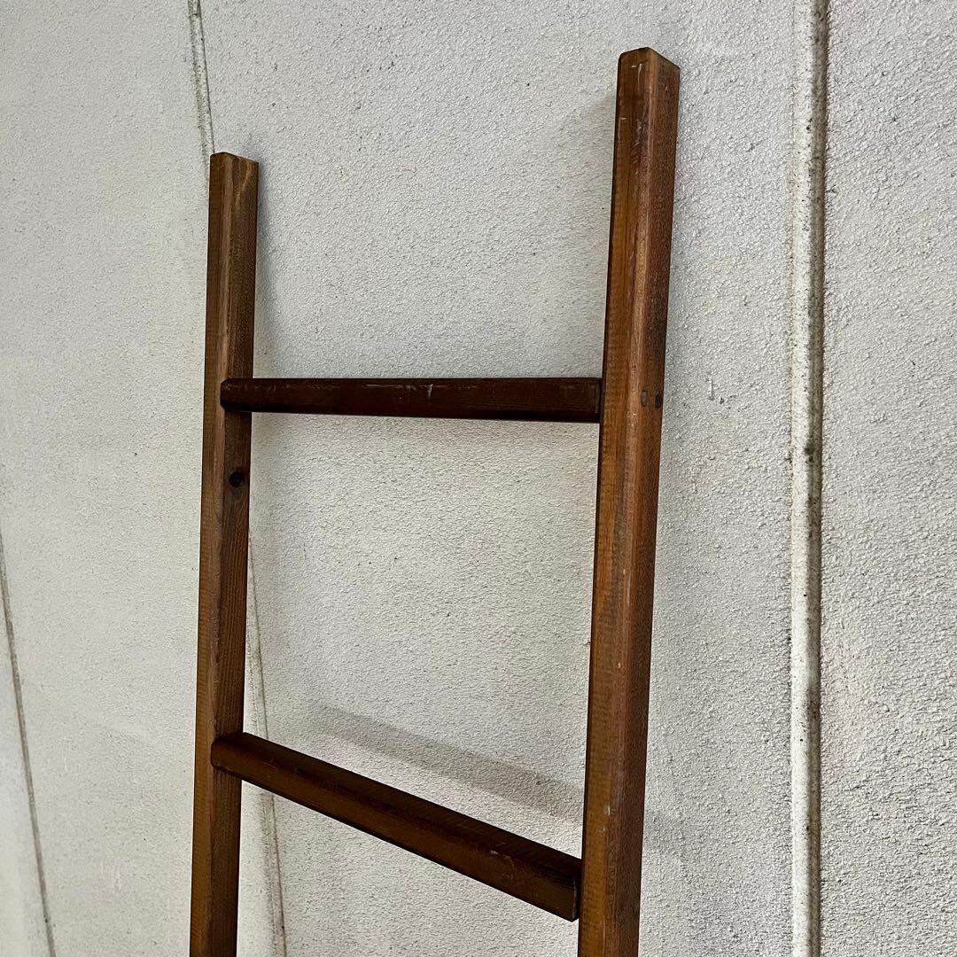 木製 ヴィンテージ ハシゴ ラダーラック 欧風 インテリア