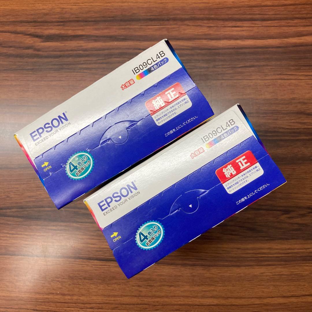 EPSON　純正インクカートリッジ　IB09CL4B　大容量　2個セット①