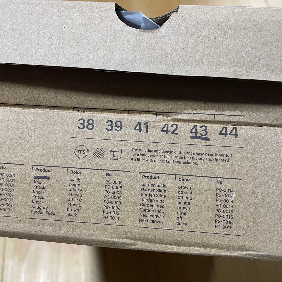 playground pg KNOCKチロリアンシューズ 43 ブラック