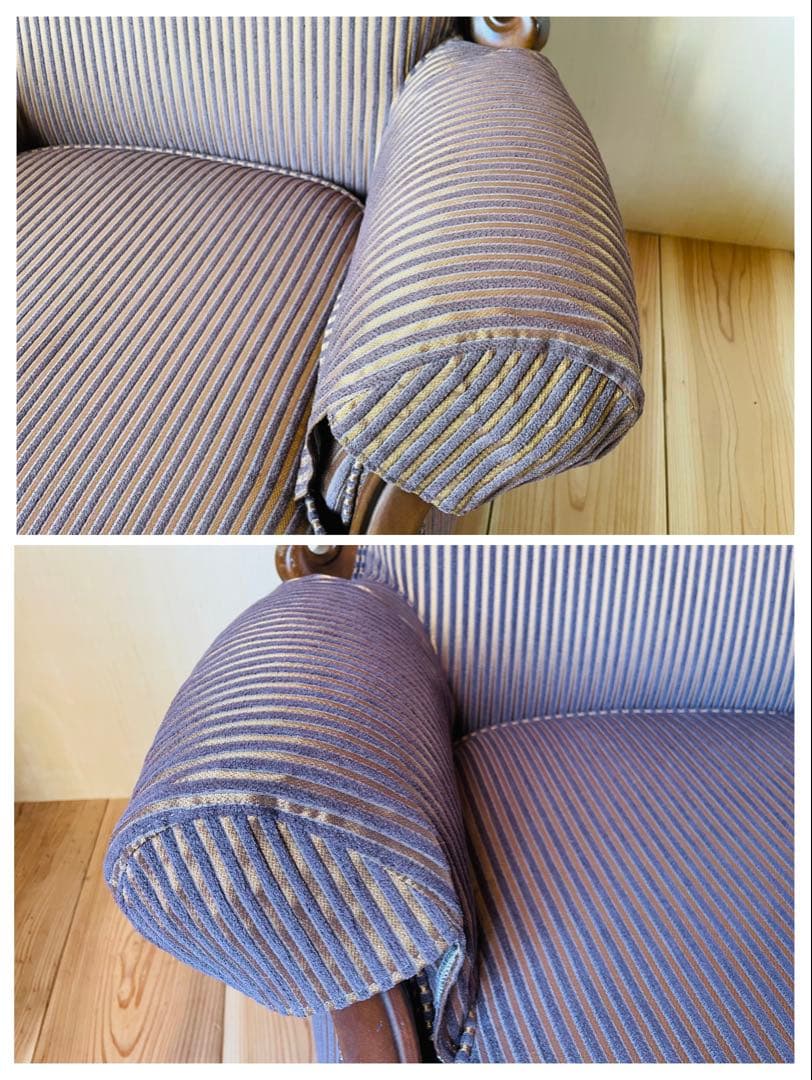 マルニ木工/マキシマム/アンドリュー/アームカバー付き/1人掛けソファ/猫脚②