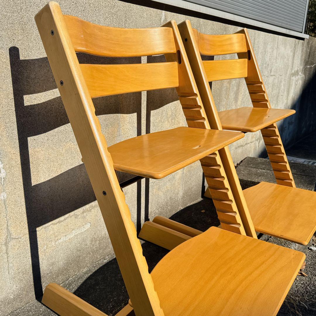 良品 STOKKE ストッケ トリップトラップ 2個 シリアル0 ハイチェア