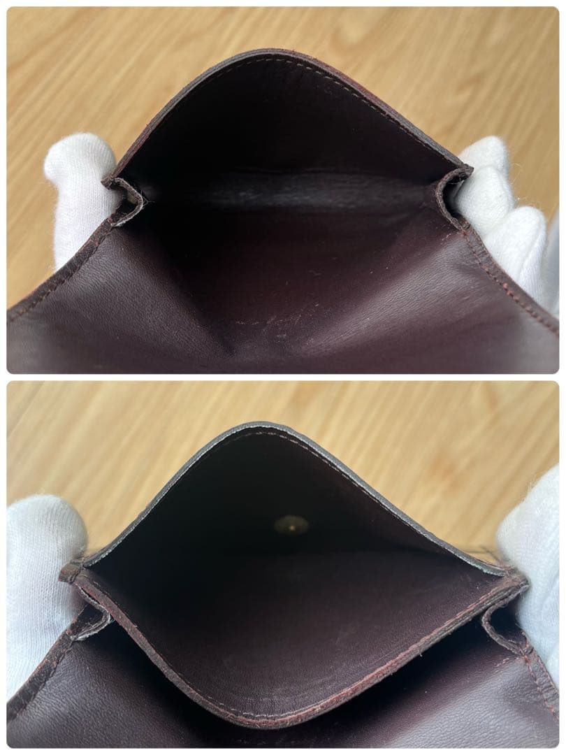 ルイヴィトン 名刺入れ アンヴェロップ ヴェルニ アマラント モノグラム