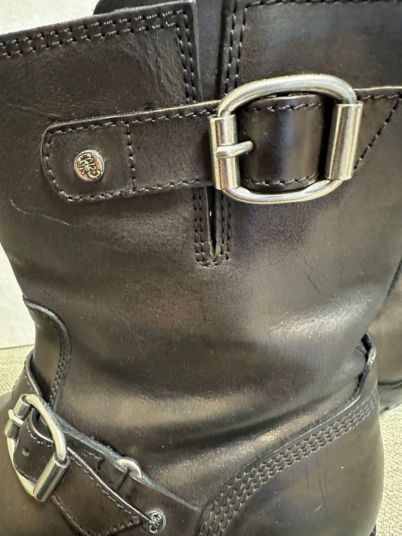 JIMMY CHOO ダークブラウン エンジニアブーツ