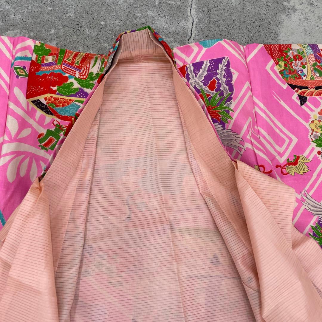 七五三　3歳着物 アンティーク着物【K3-19】