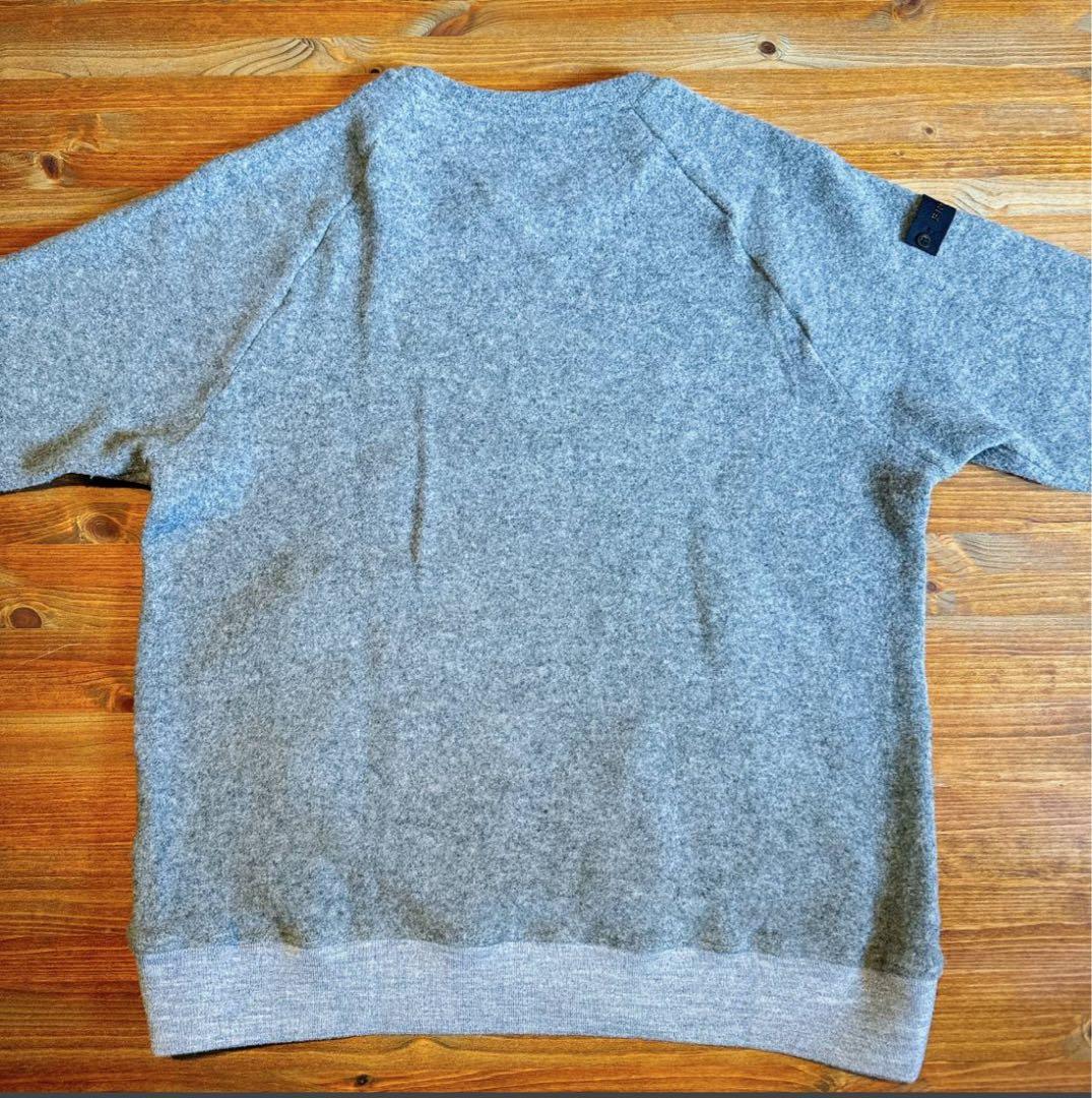 メンズウェア BRIEFING HOL MENS WOOL GAUZE CREW NECK