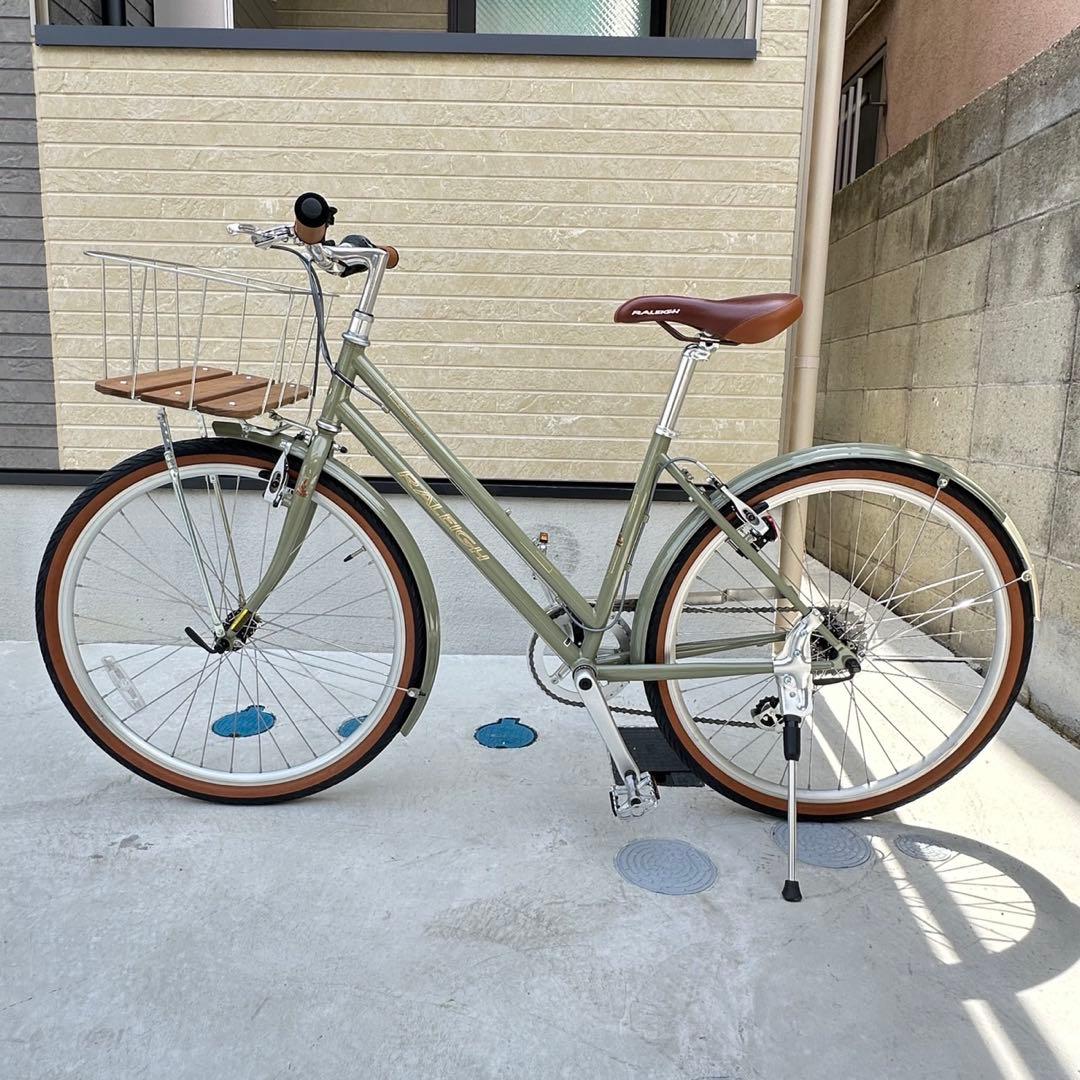 自転車 RALEIGH ラレー CLB-S クラブスポーツ 前カゴ クロスバイク
