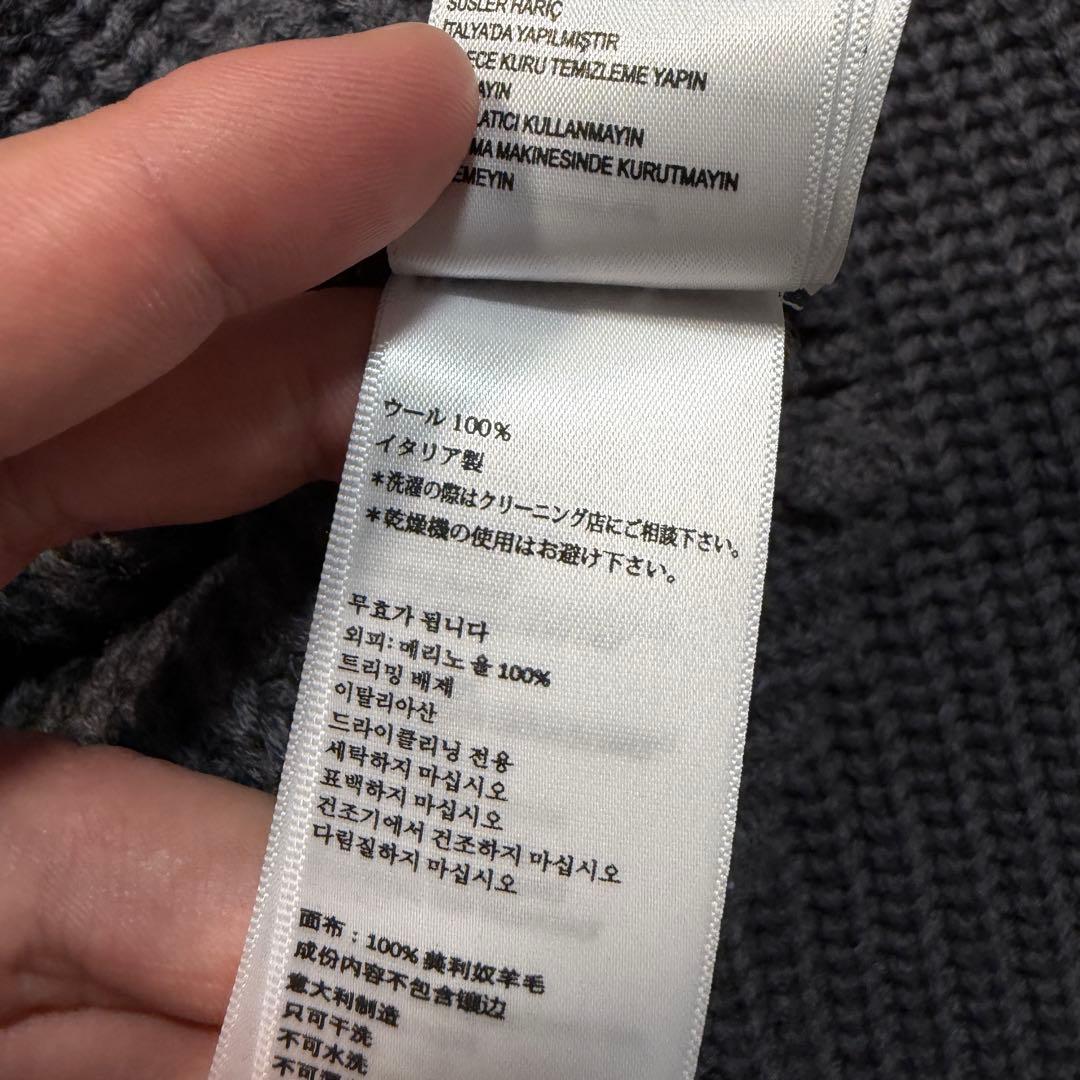 カナダグース　ブラックレーベル　Sサイズ グレー　6916M ニット　ウール