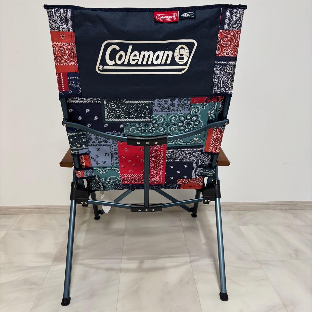 Coleman × BEAMS レイチェア バンダナ柄　コラボ限定2脚セット
