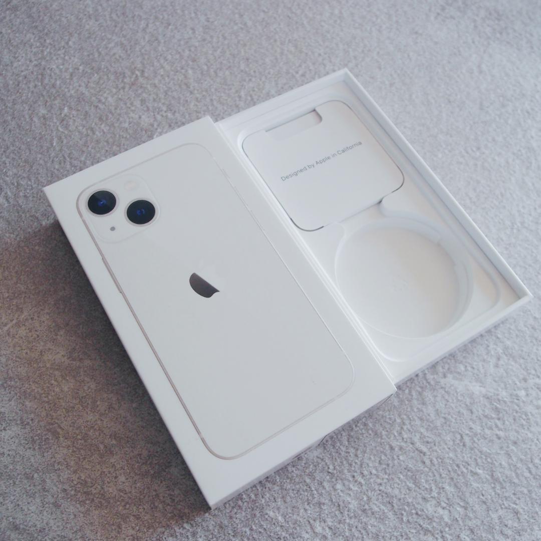 iPhone 13mini 128GB 本体 スターライト バッテリー83%