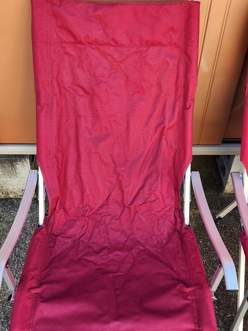 小川キャンパル リラックスアームチェア 1956 レッド系 2脚セット