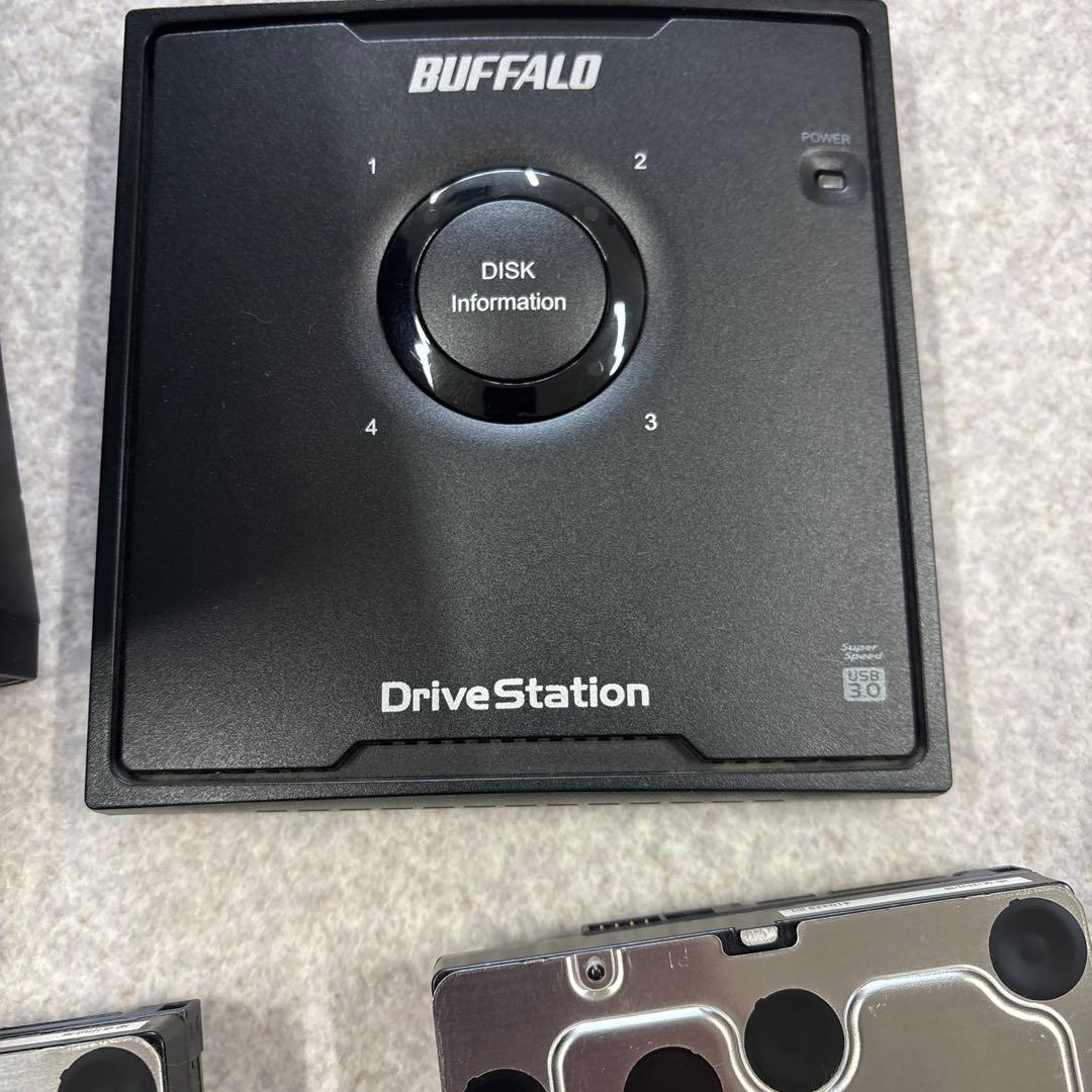 RAID対応 外付けHDDケース 4ベイ WD 3TB×4台 USB接続