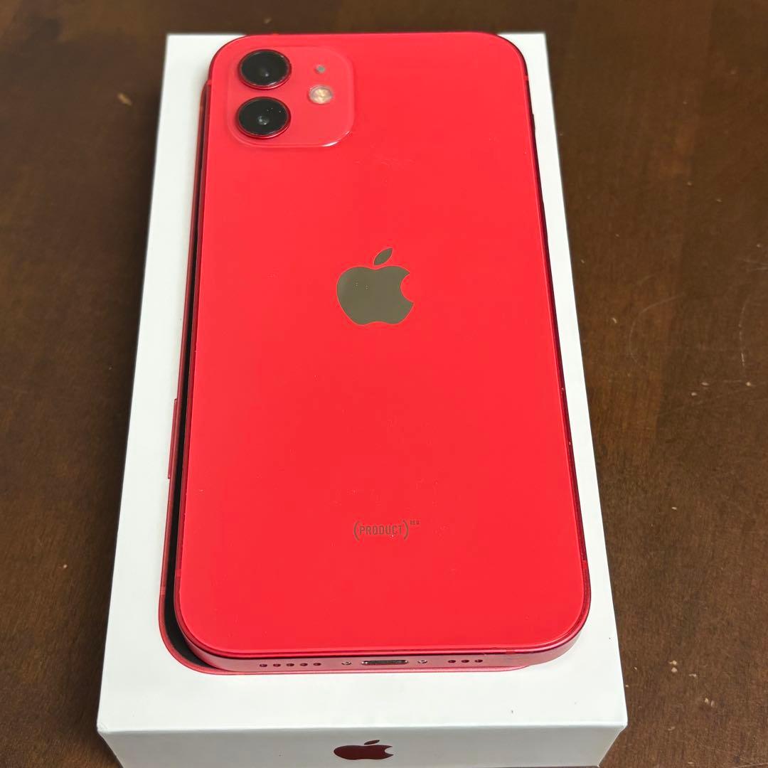 Apple iPhone 12 64GB レッド SIMフリー 付属品完品