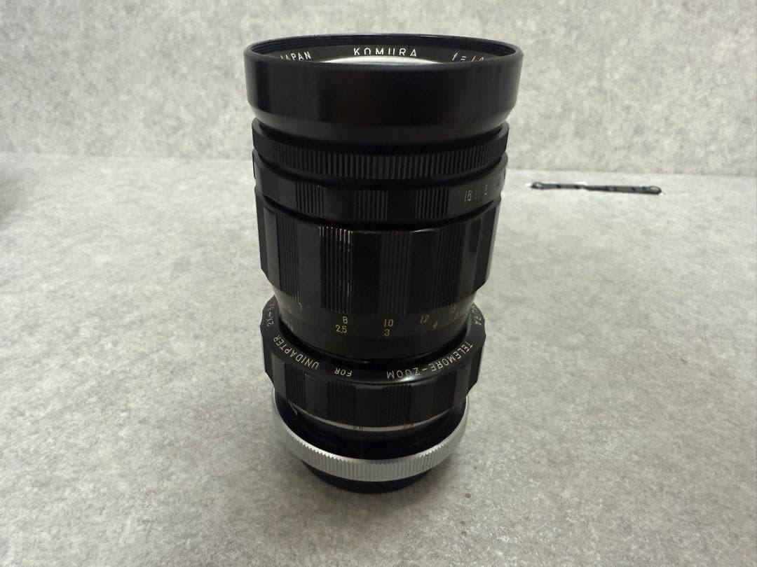 カメラレンズ KOMURA SANKYO KOHKI f=100mm 1:1.8