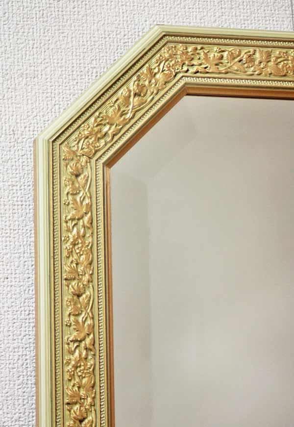 イタリア ミラー 姿見 ベージュ ゴールド ベルトッツィ 808996