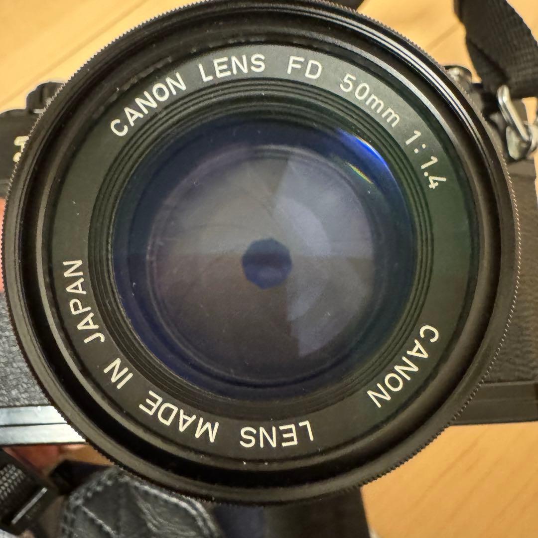 【整備済】Canon 旧F-1 前期 ボディ ブラック　※作例掲載