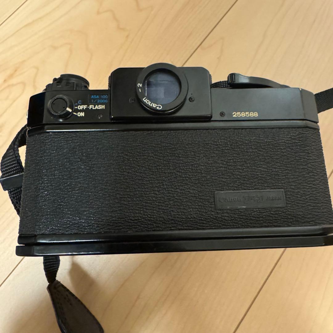 【整備済】Canon 旧F-1 前期 ボディ ブラック　※作例掲載