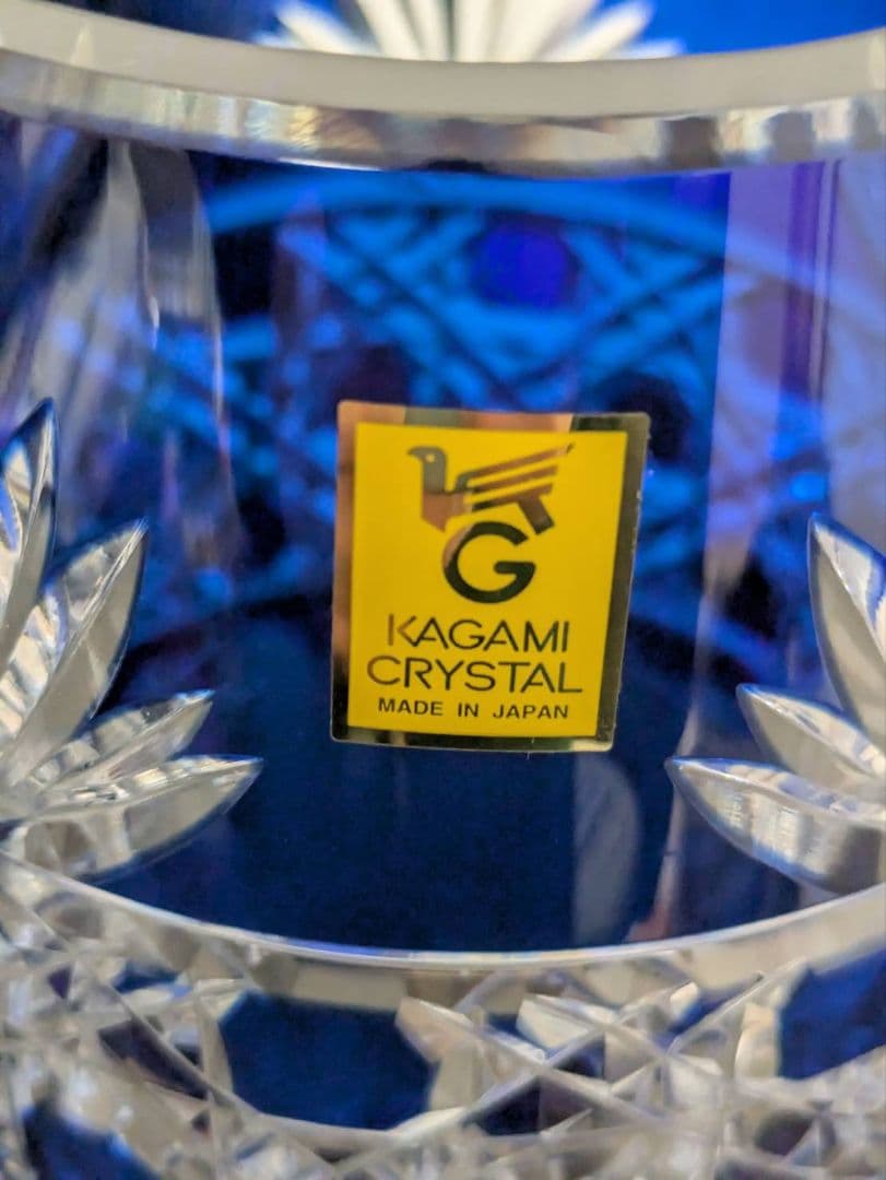 定価55000円　新品未使用　カガミクリスタル　江戸切子　花瓶