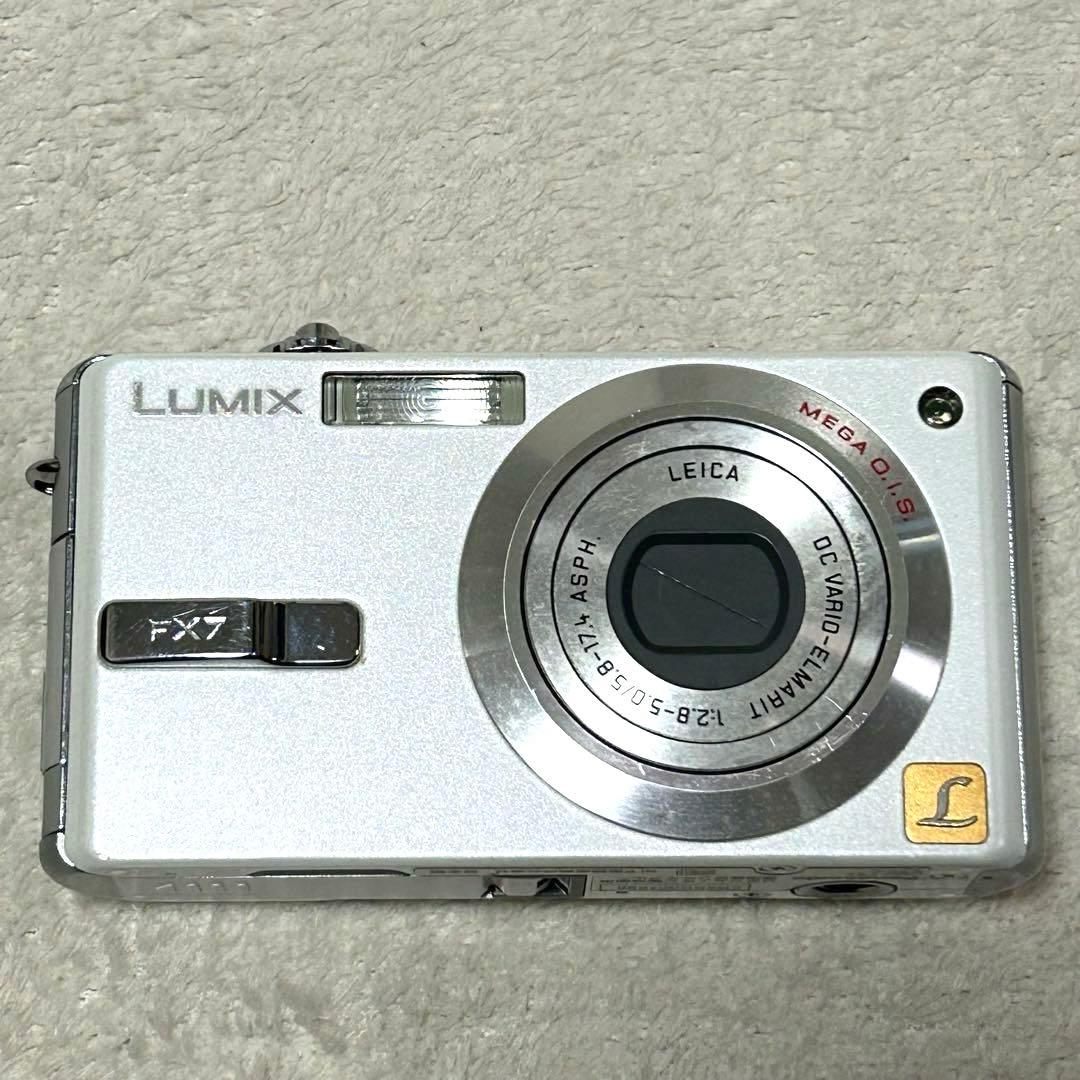 【美品 動作確認済】Panasonic LUMIX DMC-FX7 ホワイト