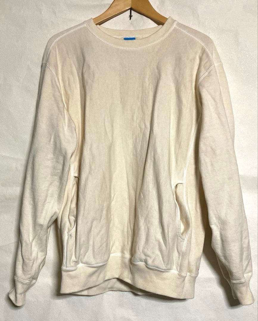 Goodonグッドオン　スウェットトレーナー　アイボリー クルーネック 美品