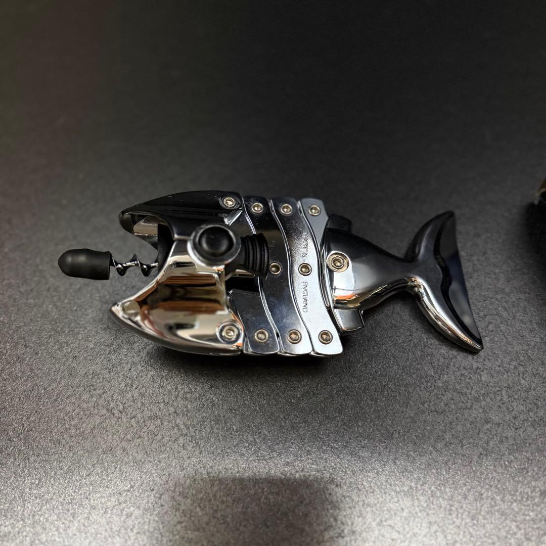 英国製 バッカナル THE LAZYFISH フィッシュ型 コルク抜き 箱付