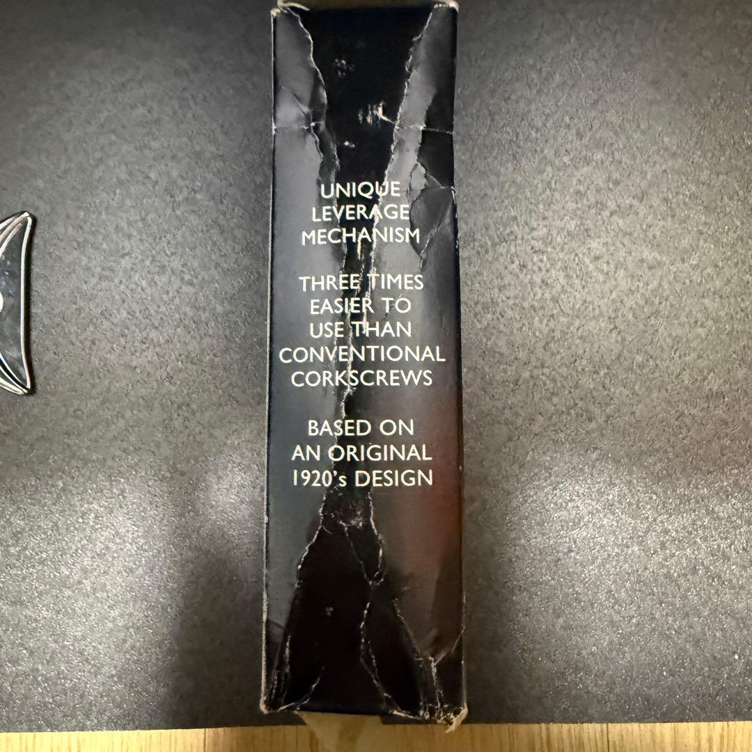 英国製 バッカナル THE LAZYFISH フィッシュ型 コルク抜き 箱付