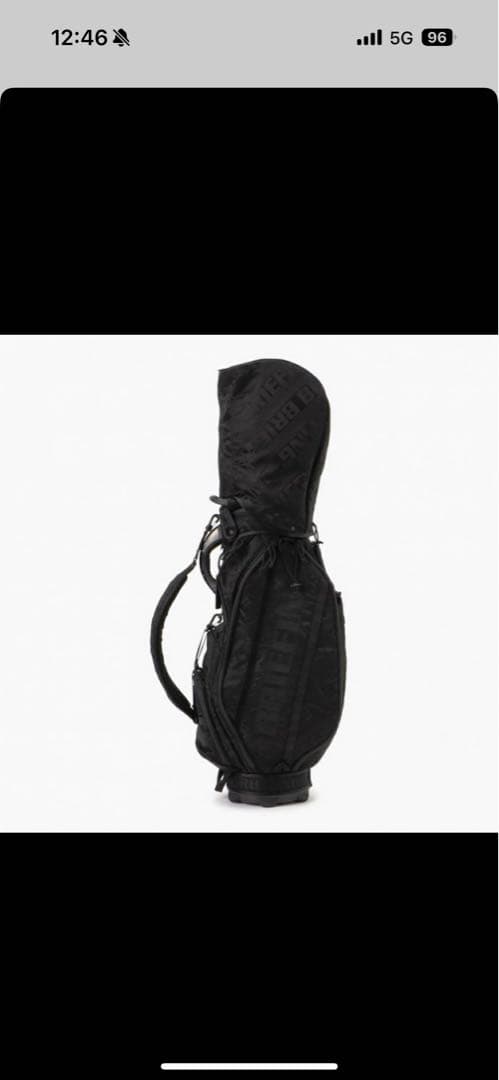 BRG311D06 ブラック ゴルフバッグ　ブリーフィング