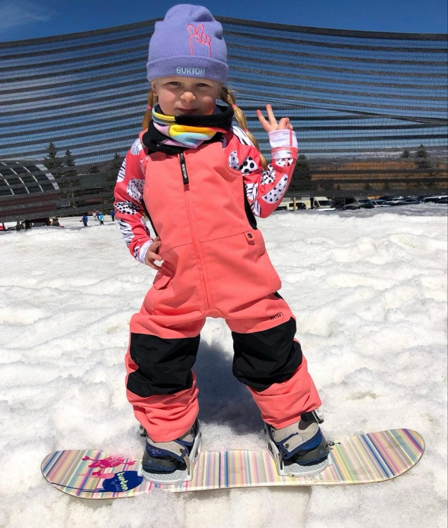 BURTON スノーボード　ジャケット＋ビブ＋キャップセット（子ども用）