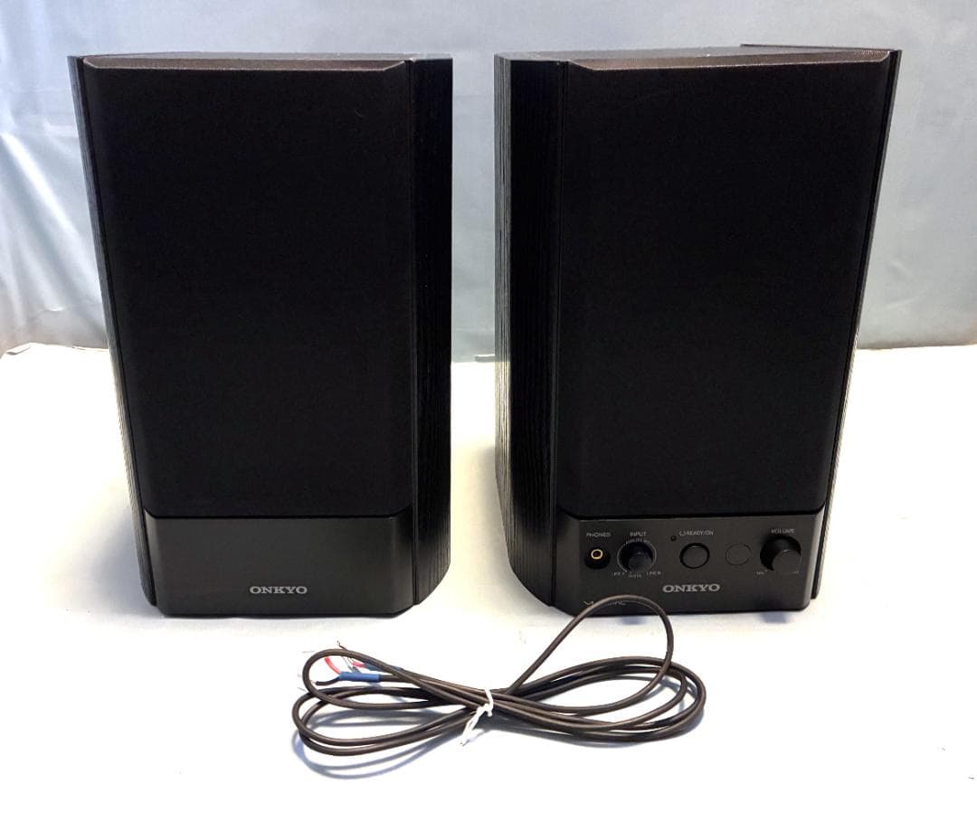 【動作OK 】パワード(アンプ内蔵)スピーカー　ONKYO　GX-500HD　④