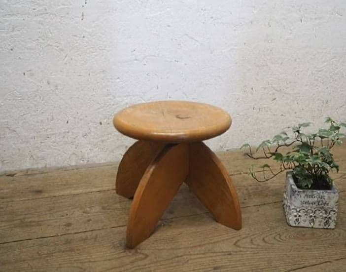 1029 ヴィンテージ　回転椅子　スツール　丸イス　店舗什器　レトロ　古道具