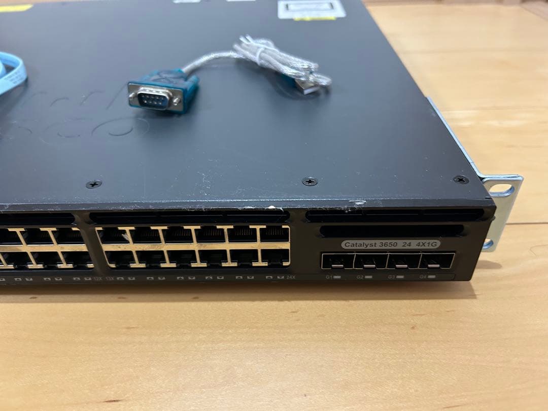 【CCNA、CCNP】1台セットCisco L3スイッチ3650
