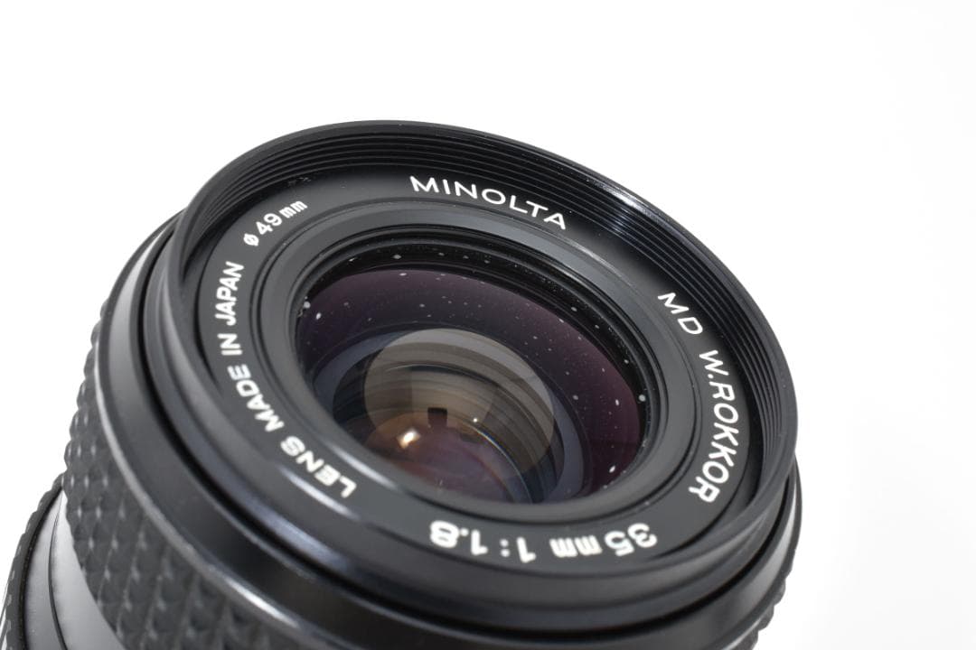 【良品】ミノルタ MD W.Rokkor 35mm F1.8 レンズ #320