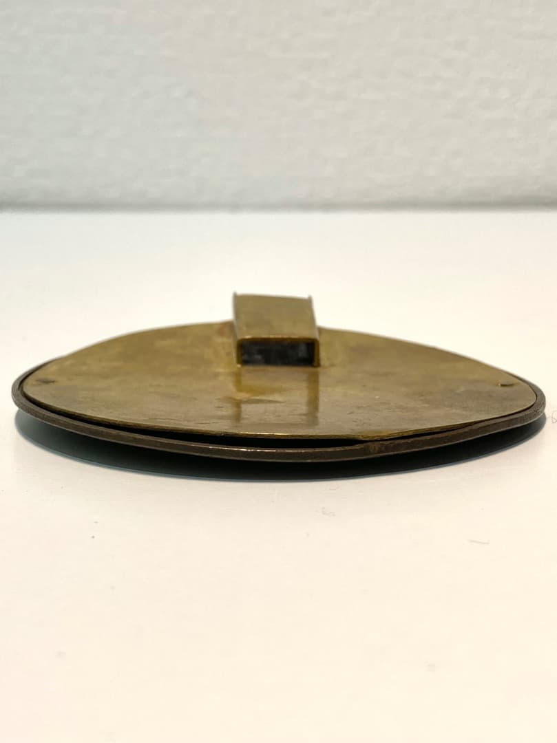 141【笹竜胆家紋　前立　江戸時代】 甲冑　本歌　武具　兜　鎧　江戸　戦国　具足