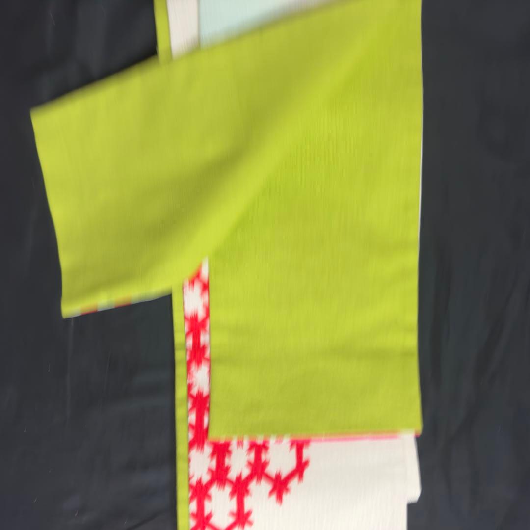 ハセガワアヤ　ばらいろ　半幅帯　ユリ　百合