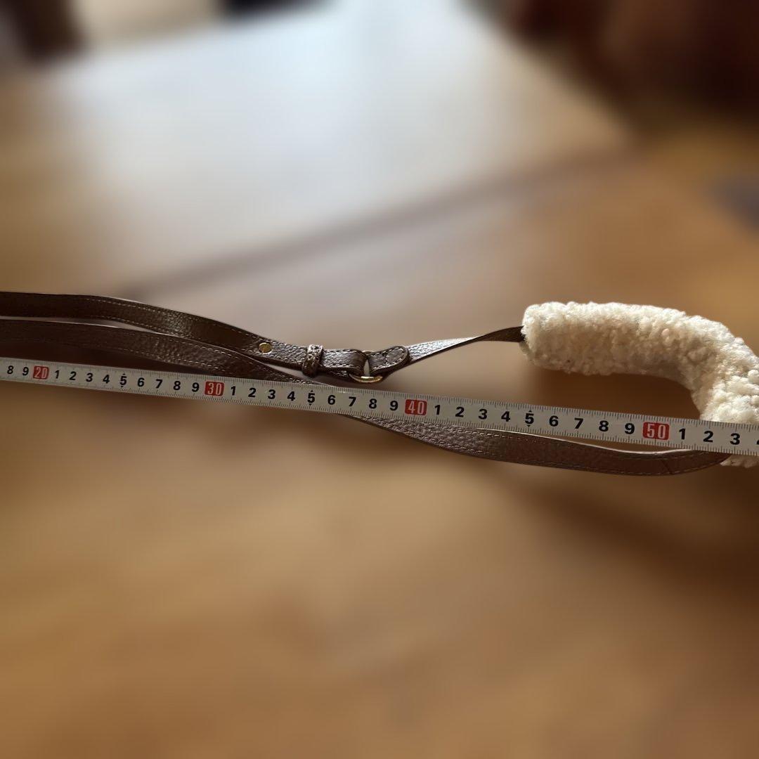 UGG ベージュ スエード ショルダーバッグ