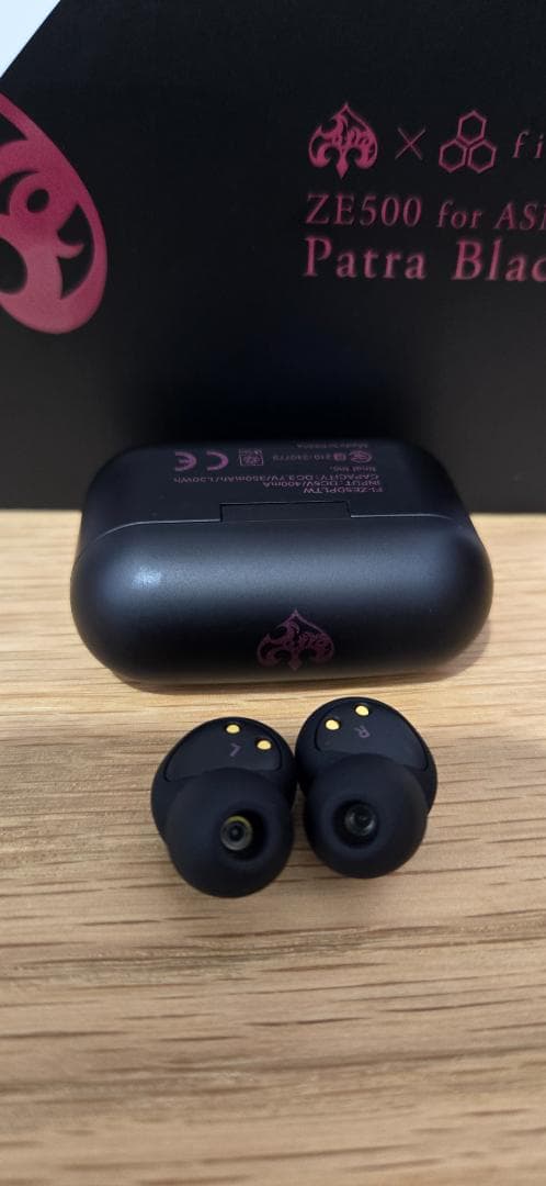 イヤホン ZE500 for ASMR Patra Black