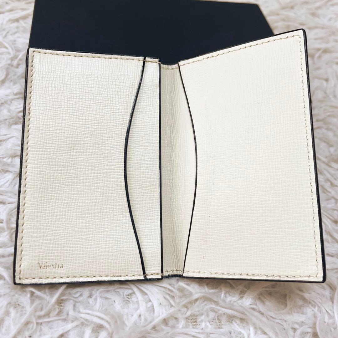 Valextra 名刺ケース カードケース グレインカーフスキン オフホワイト