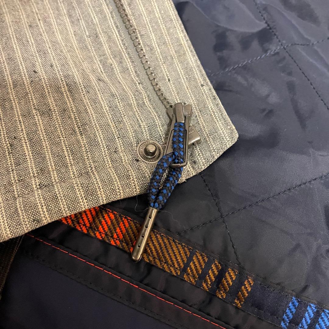 Burtonバートンスキーウェアスノーボードジャケットパーカーフード付灰色グレー