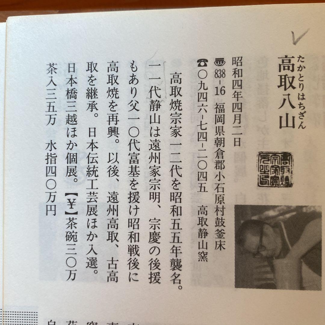 高取焼　水指　「高取　八山」作　N o9