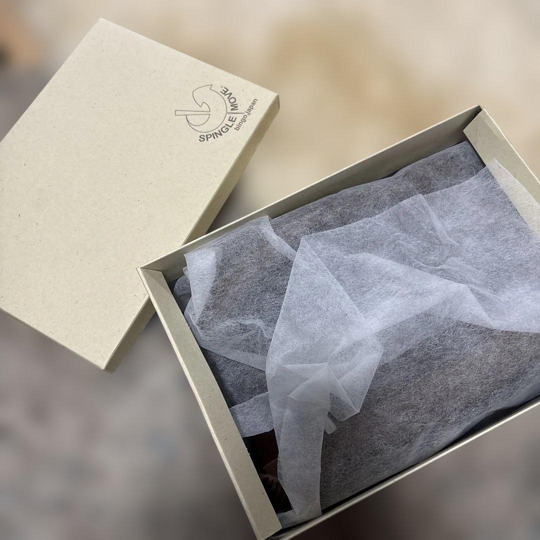 やっちゃん様国産カンガルーレザースニーカー 26.5 スピングルムーブ　ブラウン